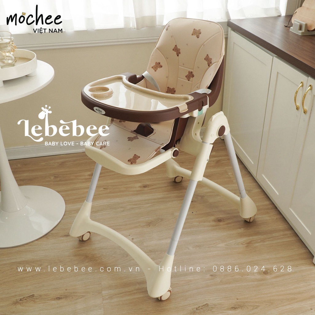 Ghế ăn dặm Mochee gấp gọn giúp bé ăn ngoan – Lebebee