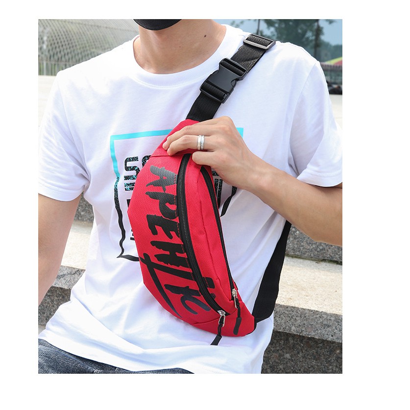 ⚡️Giá Rẻ Nhất Túi đeo hông, đeo chéo AP màu đỏ - túi bao tử thời trang giá rẻ unisex nam nữ - túi bao tự / túi messenger | BigBuy360 - bigbuy360.vn