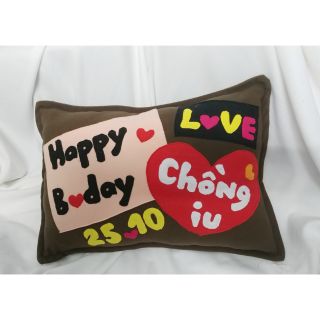 Gối nằm và gối ôm handmade siêu nhân, chồng yêu