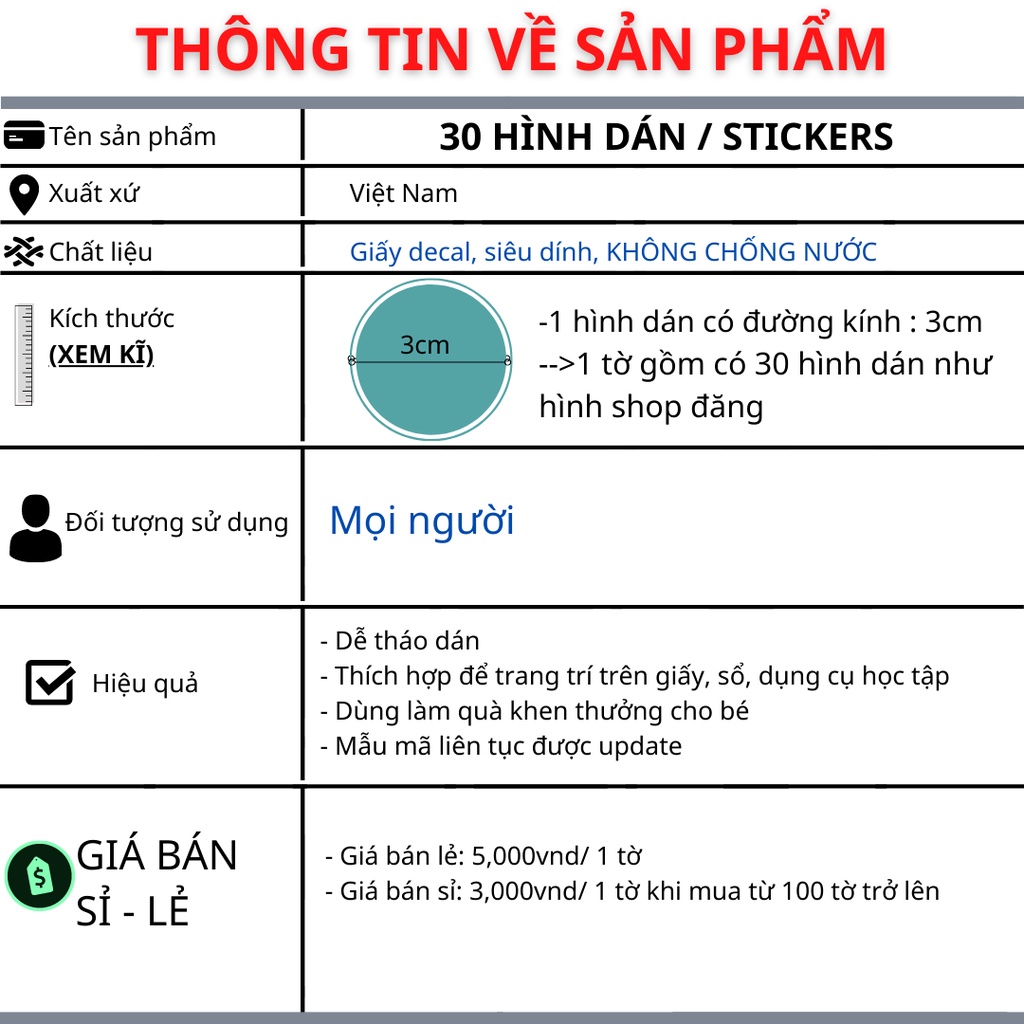 🔥30 hình dán sticker hình THỎ SENI 🔥