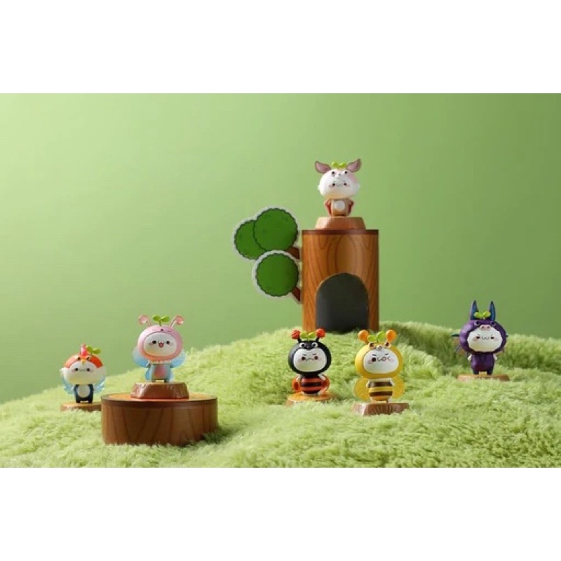 Mô hình Budding Pop Flying Animal siêu dễ thương miniso