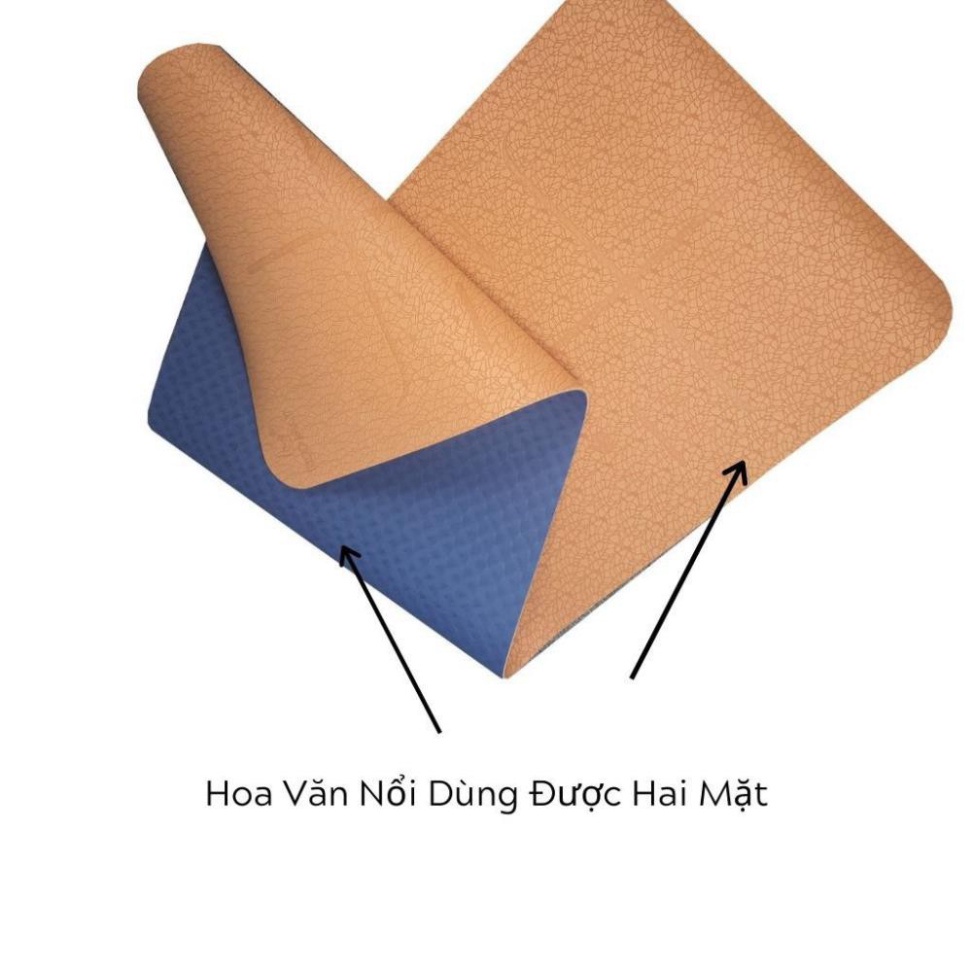 Thảm Tập Yoga Cao Cấp ECO PRO Định Tuyến,Chống Trượt TPE 6Mm, Hai Màu Đẹp,Bám Sàn T ốt, Tặng Túi Và Dây, ONEFFIT GKK