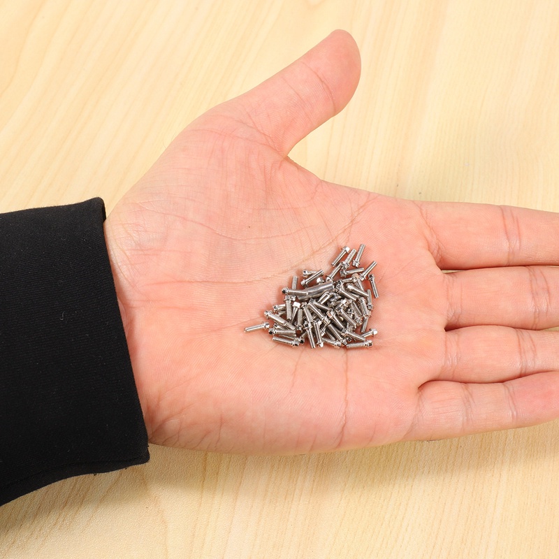 100Pcs 1.9 2.2 Wheel Rim Imperial M2 Screw Decoration for 1/10 RC Crawler Axial SCX10 90046 AXI03007 Traxxas TRX4,A