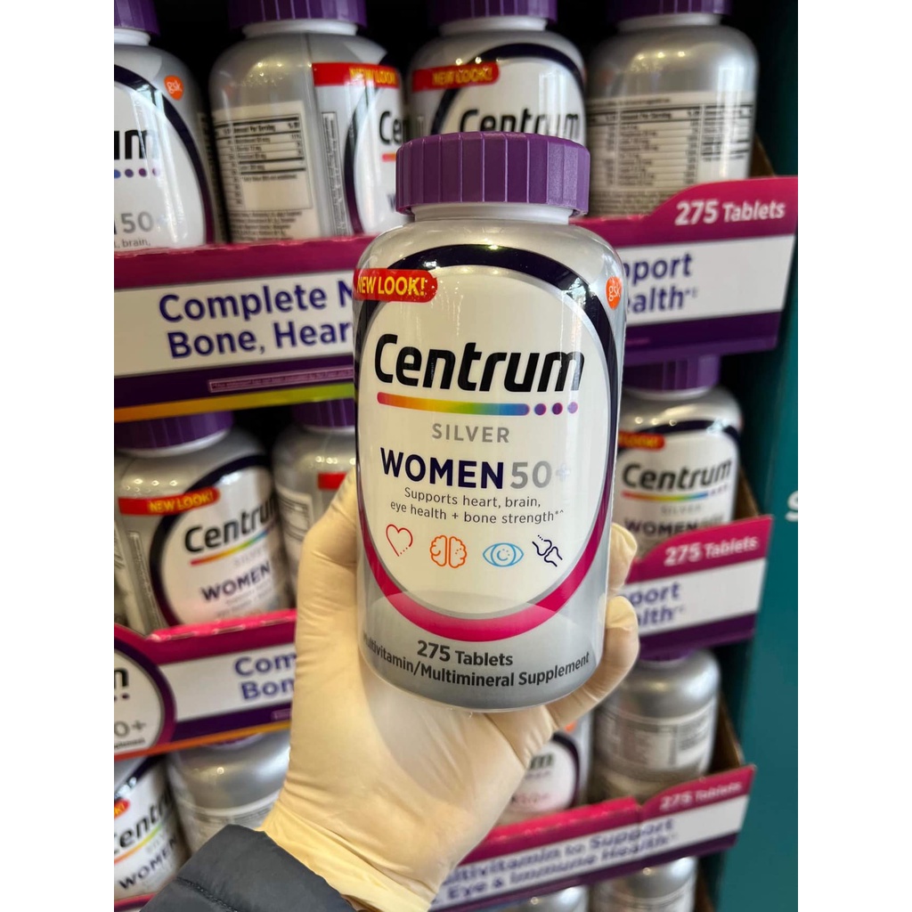 Centrum silver women 50+ 275 viên đổi mẫu mới []