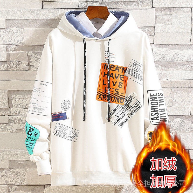Áo Hoodie Dáng Rộng Thời Trang Xuân Thu Cá Tính Cho Nam