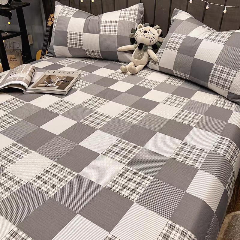 Ga Gối Cotton living sọc caro