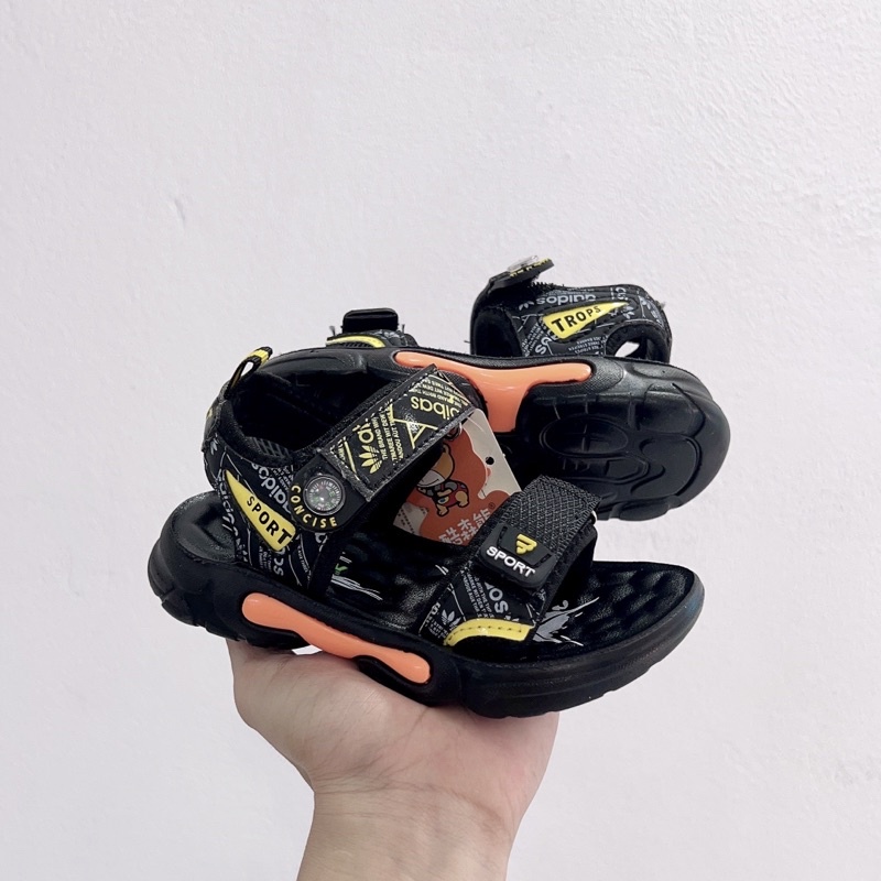 Sandal nội địa TQ cho bé trai - dép quai hậu đi học cho bé (sz27-sz32) khâu đế siêu bền đẹp dáng thể thao khỏe khoắn B3