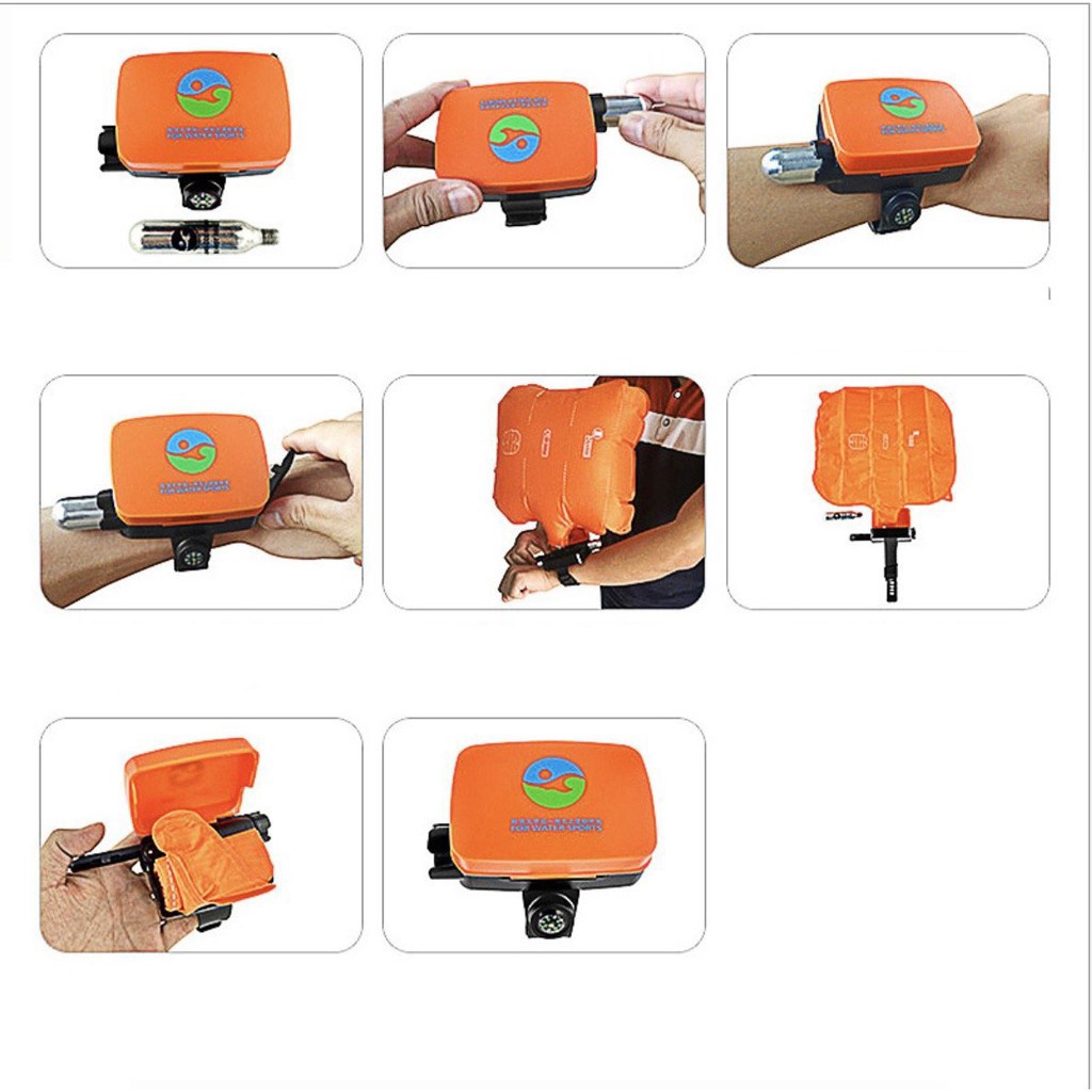 💯 Vòng Phao cứu hộ khẩn cấp Air SaveLife - tặng 4 ống nén khí  - Euro Outlet