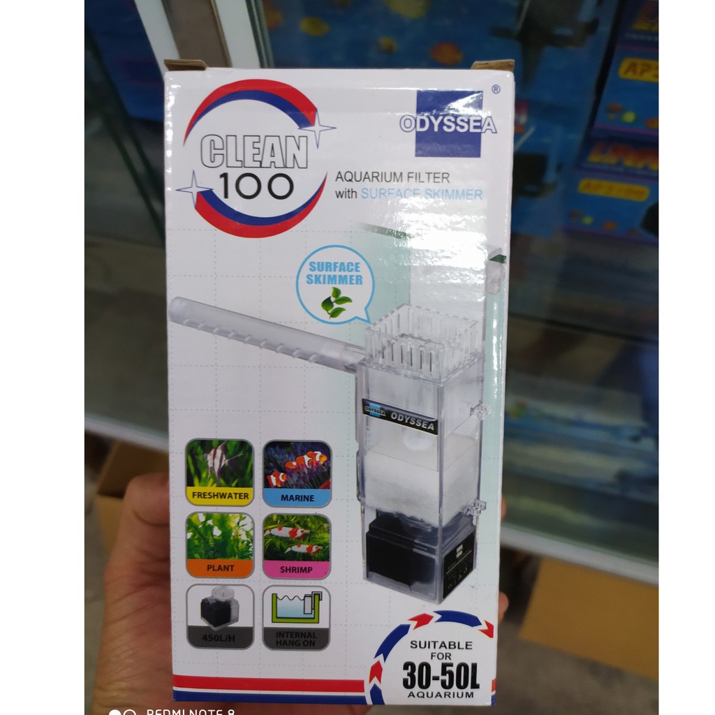 Lọc váng Odyssea Clean 100 5w 450L/h