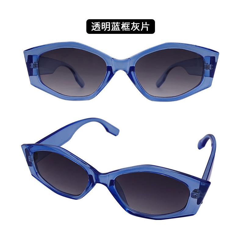 Kính mát gọng đa giác chống tia UV thời trang cho nữ