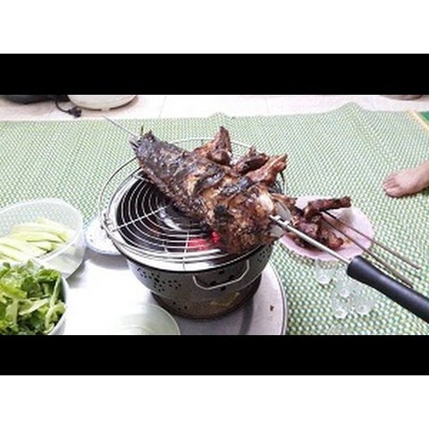 Bếp nướng than hoa không khói Nam Hồng Bn300 , phù hợp cho 5 - 6 người ăn, đủ phụ kiện