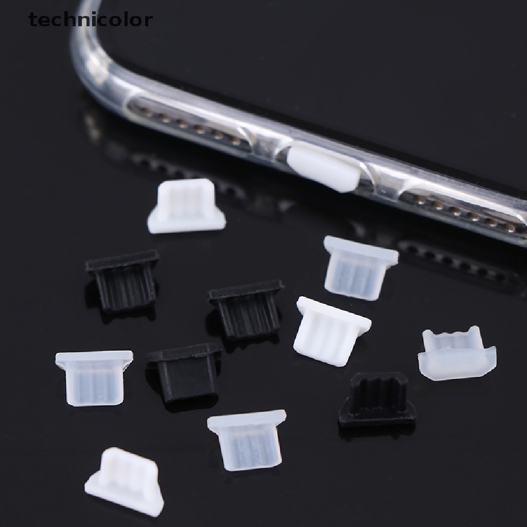 Set 10 nắp đậy cổng sạc micro-usb chống bụi tiện dụng thích hợp cho điện thoại