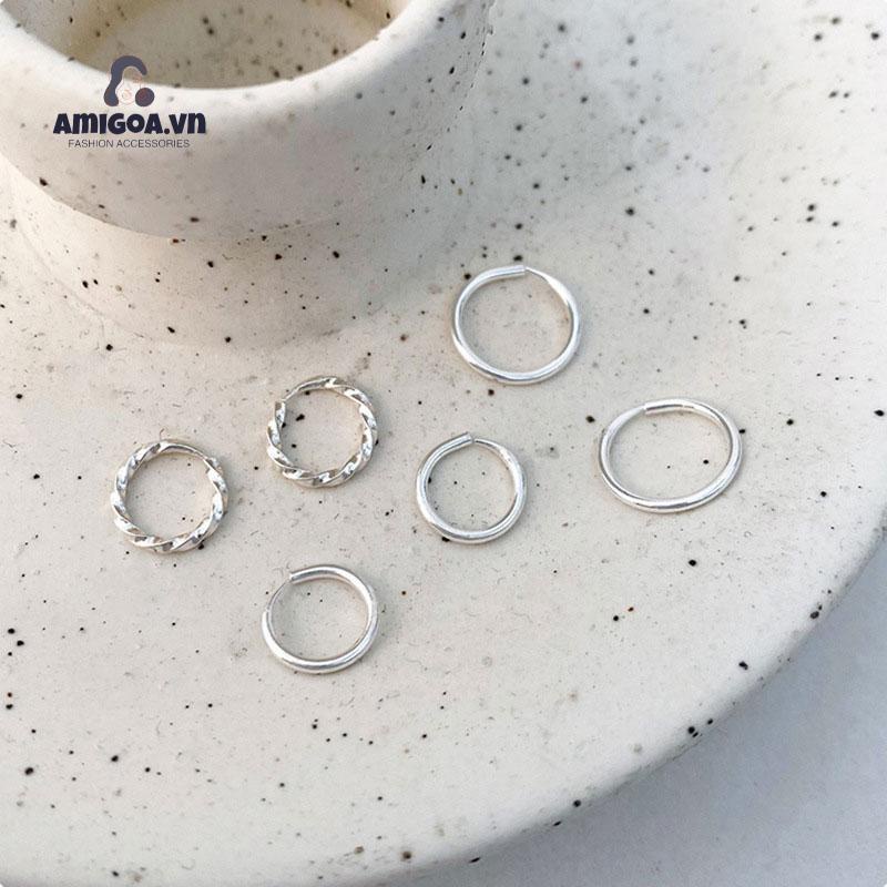 Khuyên Tai Tròn Nhỏ Thời Trang Cho Nữ