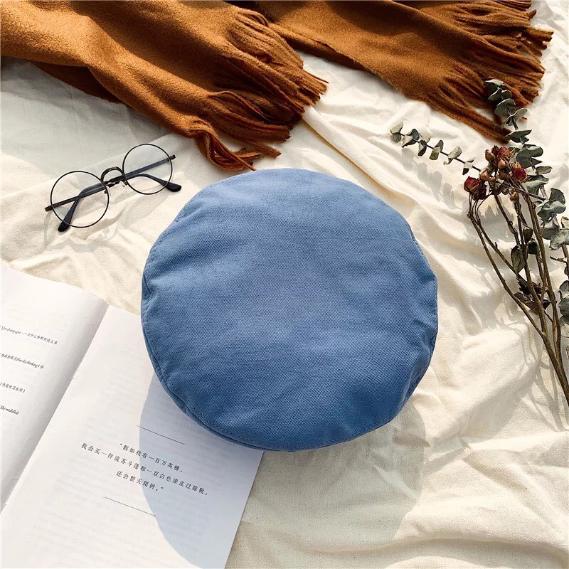 Mũ beret kaki trơn Mũ nồi thủy thủ phong cách Hàn Quốc- Mã BE001