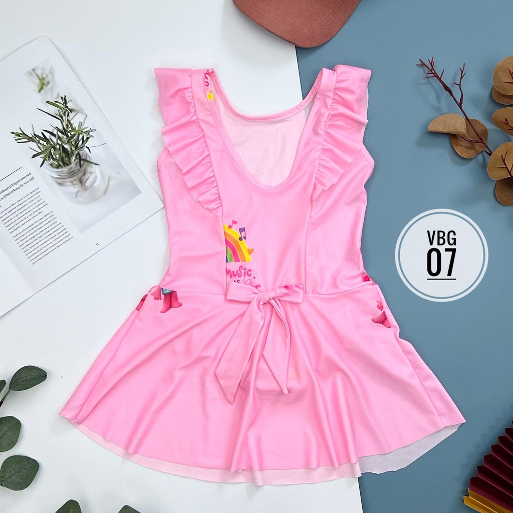 Váy bơi LITIBABY bé gái thiết kế, size 6/11