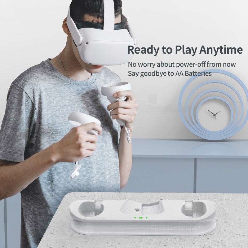 Giá Đỡ Sạc USB Từ Tính Chuyên Dụng Cho Kính Thực Tế Ảo Oculus Quest 2 VR