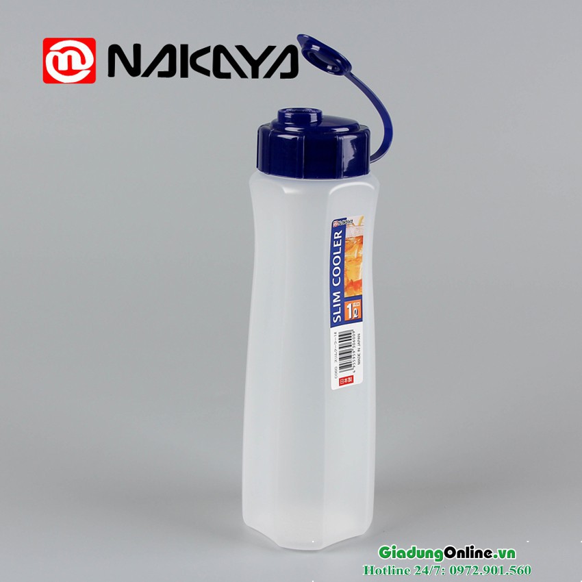 Bình nước Nakaya 1 lít hàng Nhật (chịu nhiệt đến 140 độ)