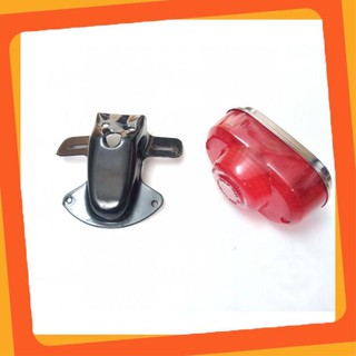 Bộ đèn hậu xe 67 tặng bóng có cả đế sắt đen