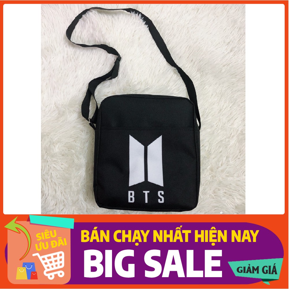 [FREESHIP❤️] Túi đeo chéo nam nữ in logo BTS T121