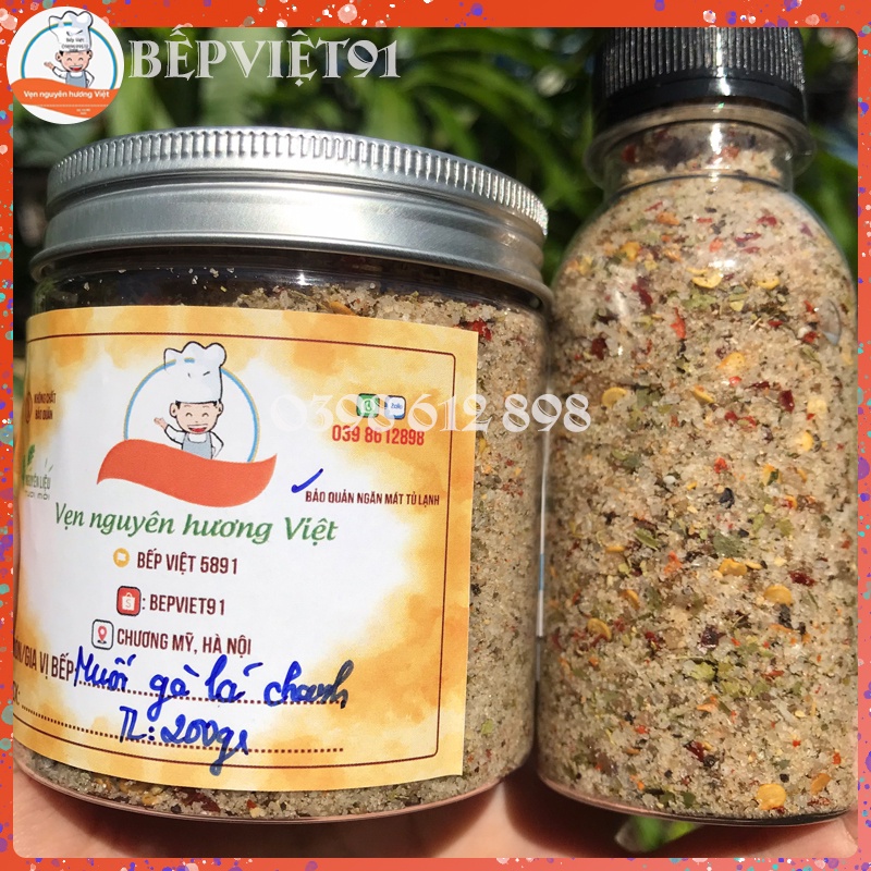 Muối chấm gà lá chanh Đặc Biệt nhà làm 1kg