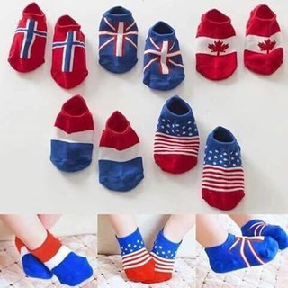 Set 10 đôi tất cờ trẻ em