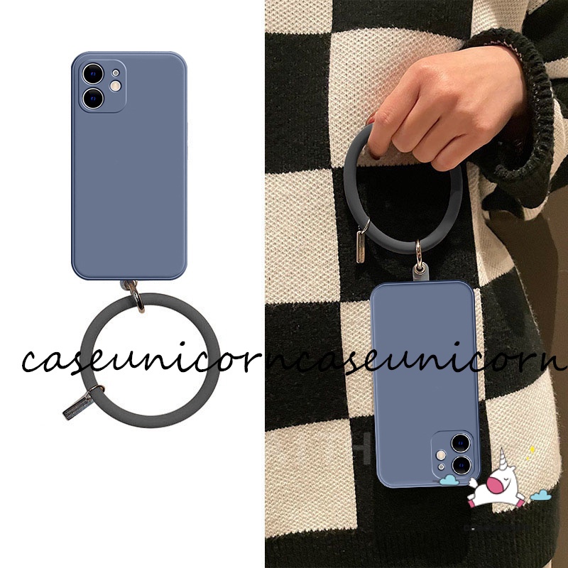 Ốp điện thoại TPU mềm màu trơn thời trang thích hợp cho iPhone 7 8 plus 11 13 12 pro Max XR X XS Max 6 6s plus SE 2020