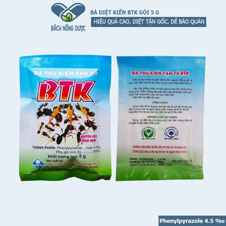 Bả Diệt Kiến BTK gói 5g