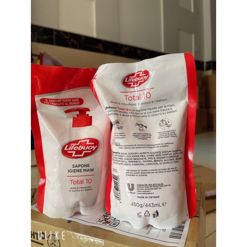 Túi rửa tay LIFE BUOY 450g (hàng xịn xuất nước ngoài)