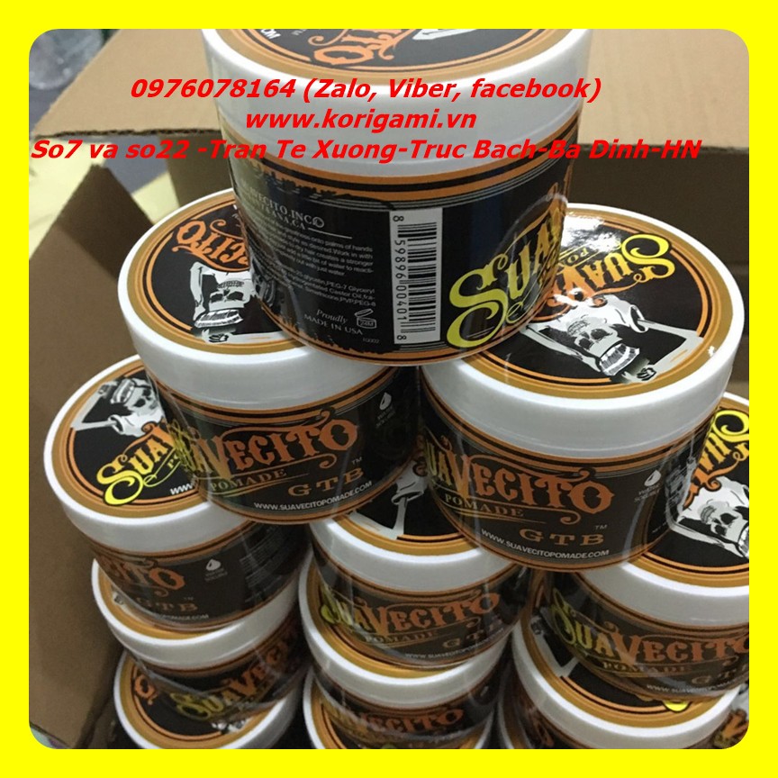 SUAVECITO POMADE - SÁP WAX HÀ NỘI