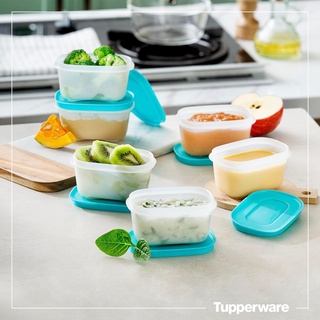 Bộ hộp trữ đông Mini Freezermate Gen II Tupperware 170ml Tupperware nhựa dẻo an toàn khi trữ đông kín khí 100%