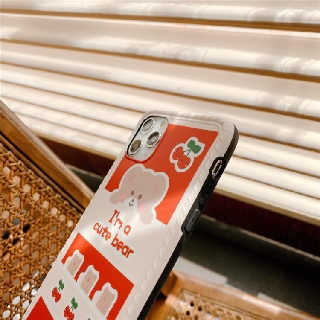 Ốp iPhone Gấu Đỏ Kèm PopSockets iPhone 7Plus/8Plus/X/Xs Max/11/11 Pro Max - ốp iphone