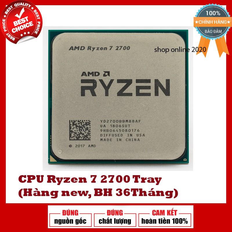 Bộ vi xử lý CPU AMD Ryzen 7 2700 Tray - Hàng mới 100% bao hành 36T | BigBuy360 - bigbuy360.vn