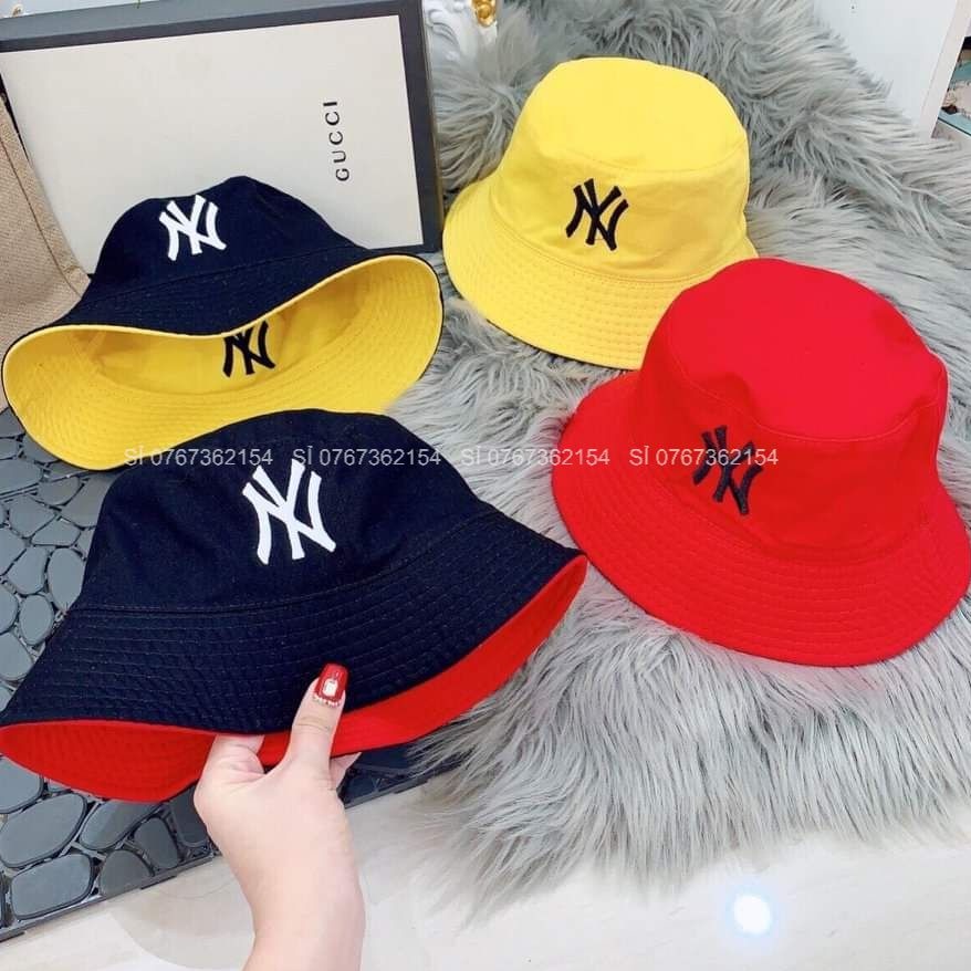 Nón Bucket 2 Lớp Nam Nữ N+, Mũ Tai Bèo Thêu Họa Tiết Chữ Chất Vải Kaki Thoáng Mát BL135