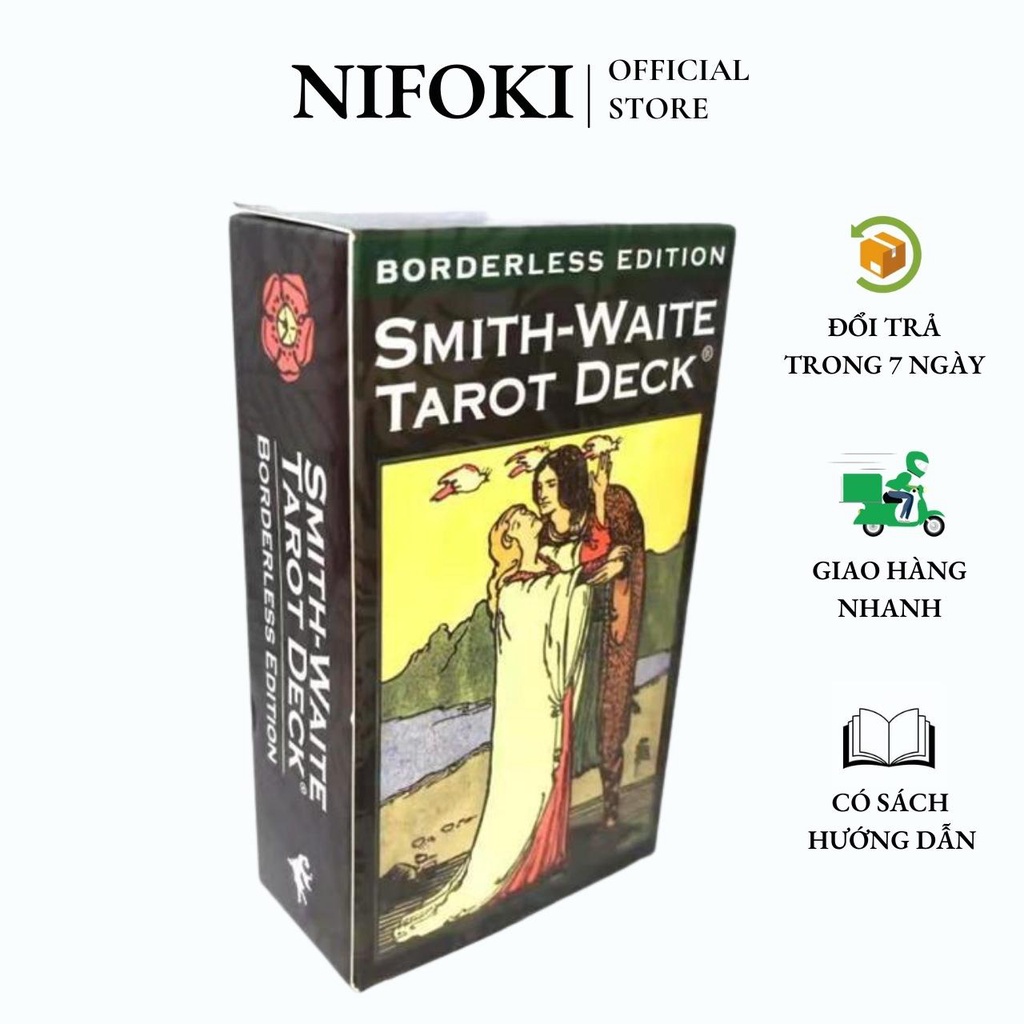 [Size Chuẩn] Bộ Bài Smith Waite Tarot Borderless Edition Nifoki C6