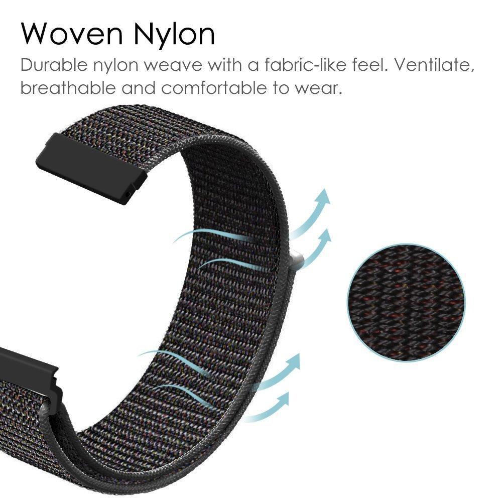 MYRONGVN Dây Đeo Thay Thế 20mm Cho Garmin Vivoactive 3 Vivomove Venu Forerunner 645 245