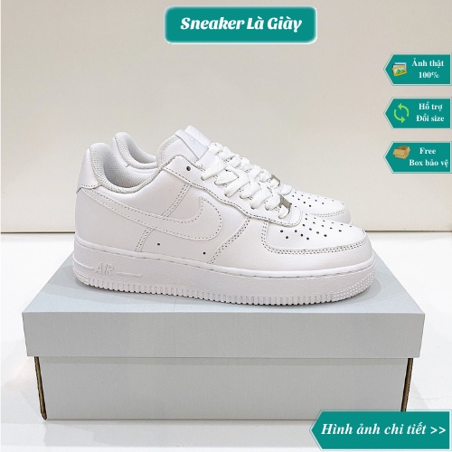 Giày sneaker Air force 1 Low White ( Af1 ) - BẢN CAO CẤP FULLBOX