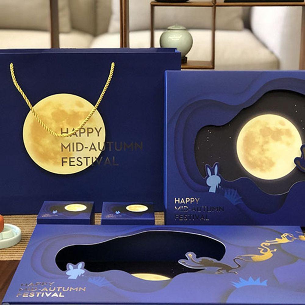 Lloyd 1 Hộp Đựng Bánh Trung Thu / Bánh Trung Thu Handmade Phong Cách Trung Hoa Sáng Tạo