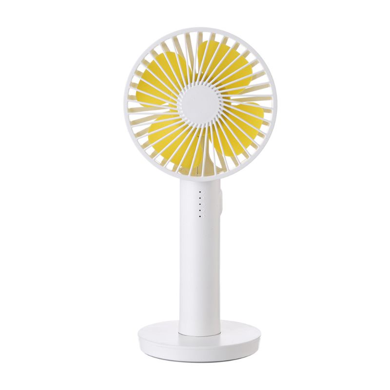 Quạt Mini Cầm Tay Không Ồn Sạc USB 5 Chế Độ Gió Tự Nhiên