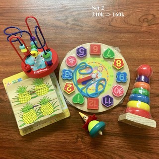 SET ĐỒ CHƠI GỖ, ĐỒ CHƠI GIÁO DỤC