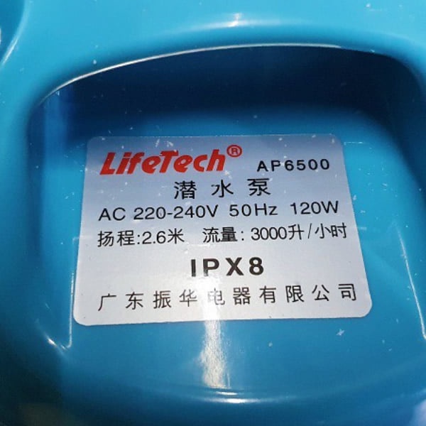 Máy bơm đứng bơm tạt AP-6500, 8500, 8800, 9000, 10000 cho hồ cá koi