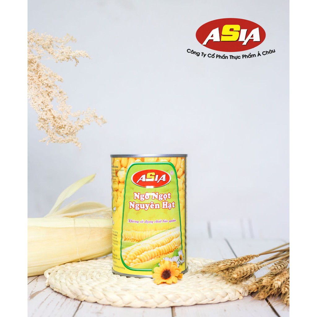 Ngô ngọt nguyên hạt Asia Home 400g - Hạt to, đều, đẹp