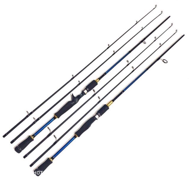 Cần câu lure shimano 2 ngọn máy ngang+ máy đứng shopdocau