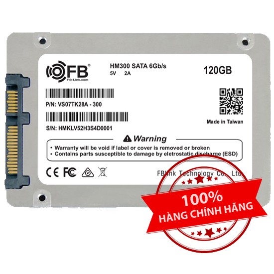 [Mã 1511ELSALE hoàn 7% đơn 300K] SSD FB-LINK 120GB CHÍNH HÃNG - BẢO HÀNH 36 THÁNG | BigBuy360 - bigbuy360.vn