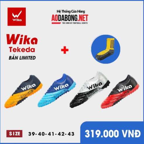 Giầy đá bóng chính hãng Wika Takela sân cỏ nhân tạo đinh TF bền đẹp. Tặng tất
