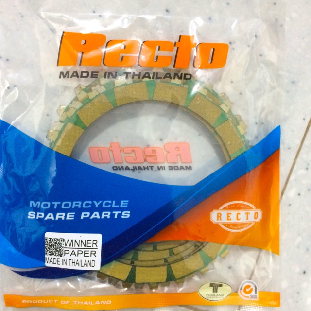 Bố Nồi Honda Winner/Sonic150/CBR150 Chất Liệu KEVLAR và PAPER Thương Hiệu Recto - Thailand