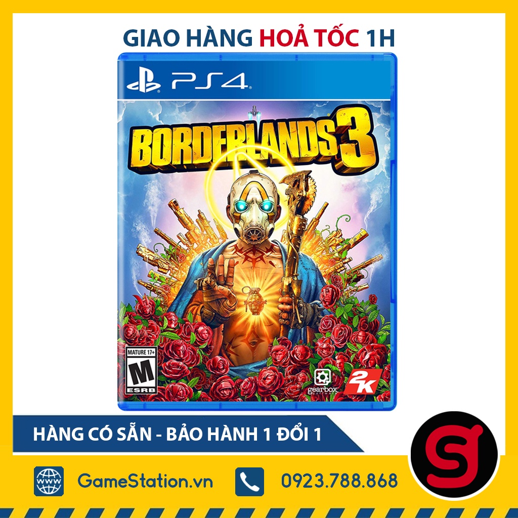 Đĩa Game PS4: Borderlands 3 - hệ US