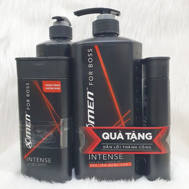 Combo Sữa Tắm Xmen For Boss Intense 650g + Sữa Tắm Xmen For Boss 180g