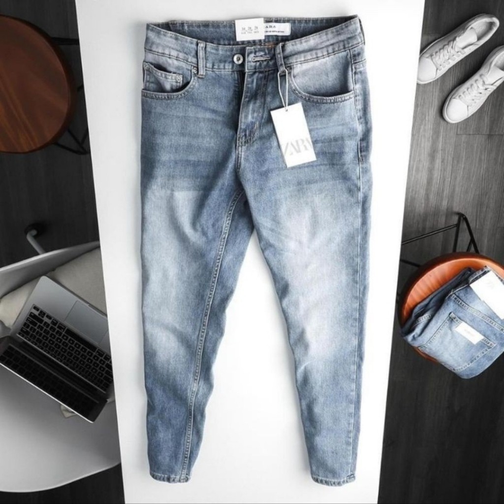 Quần Jean Nam Chất Bò Cao Cấp AD9999TG Xanh Cào Cao Cấp Trẻ Trung | BigBuy360 - bigbuy360.vn