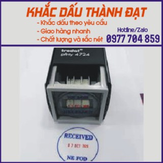 Dấu Tròn đường kính 40mm có ngày tháng năm thay đổi được (Trodat 4724)