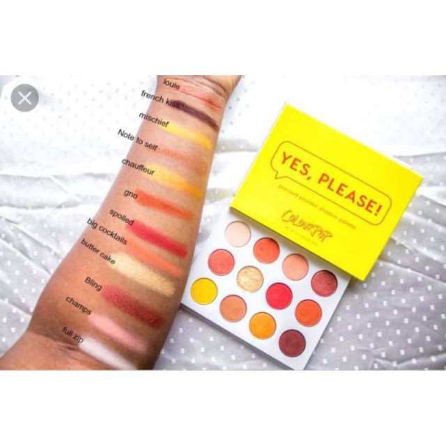 BẢNG MẮT 12 Ô COLOURPOP YES, PLEASE ! SHADOW PALETTE